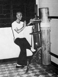Ip Man au mannequin de bois Ip Man au mannequin de bois